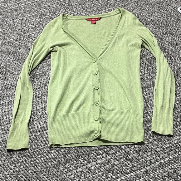 AS IS B.U.M. Equipment | Light Green Cardigan - Picture 1 of 10